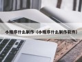 广水小程序什么制作（小程序什么制作软件）