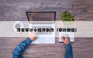 广水淳安审计小程序制作（审计微信）